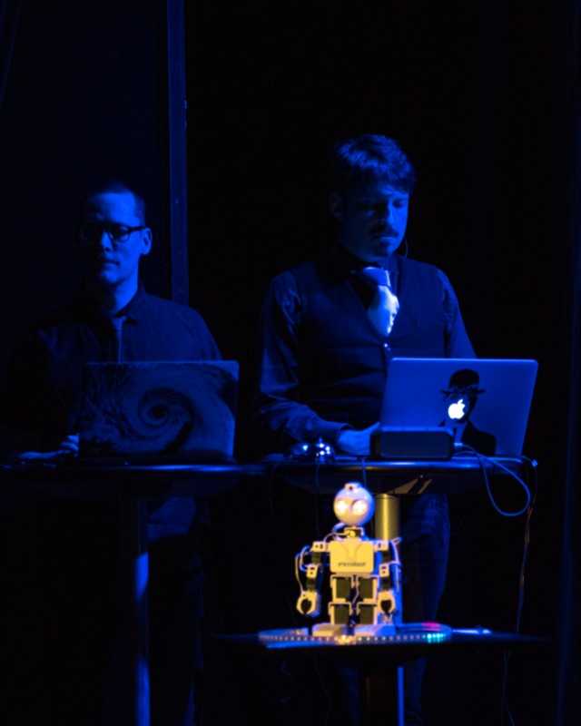 Piotr Mirowski and Tommy Rydling at Improfest Göteborg 2019. Credits Björn Nilsson.